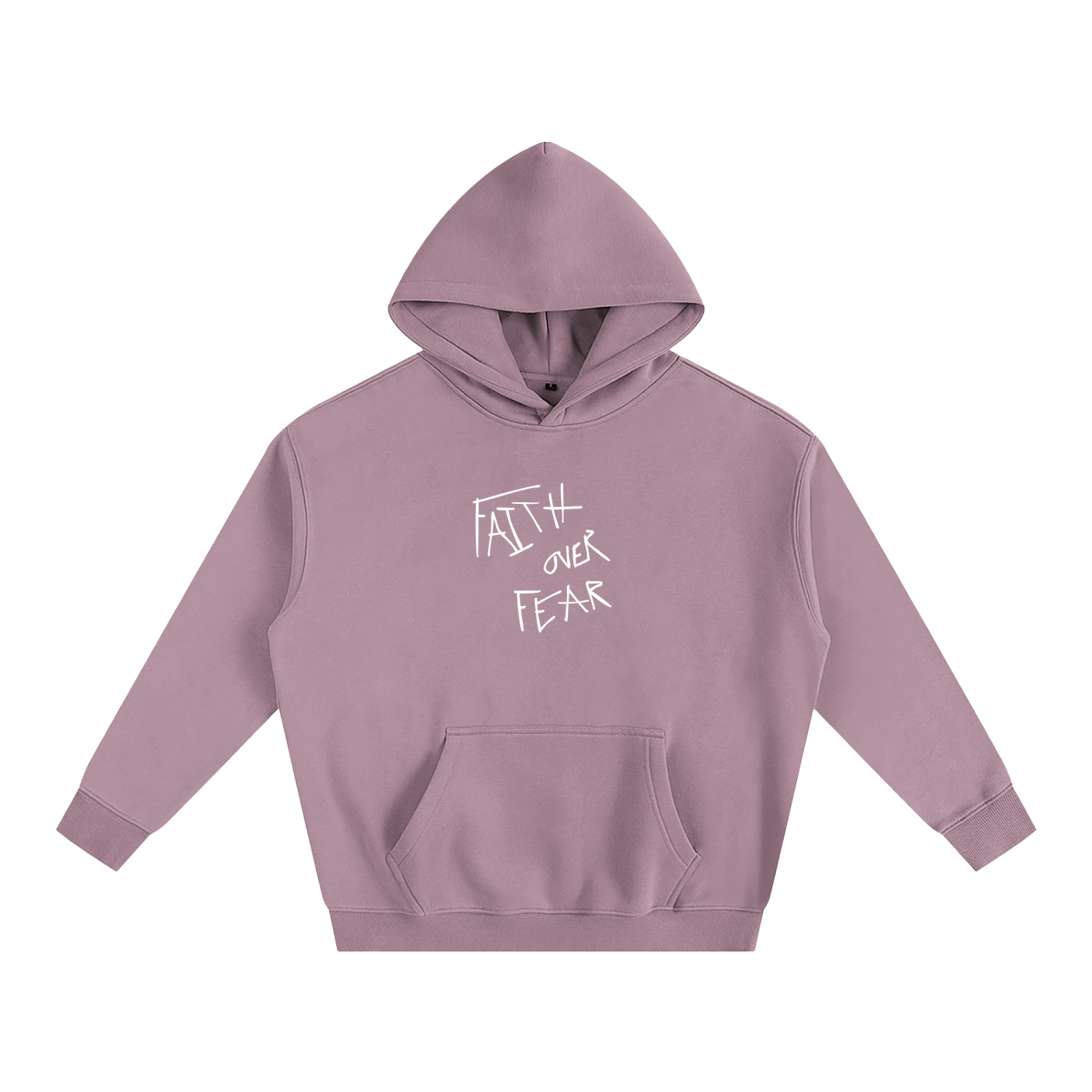 mothers day faith over fear - oversized hoodie