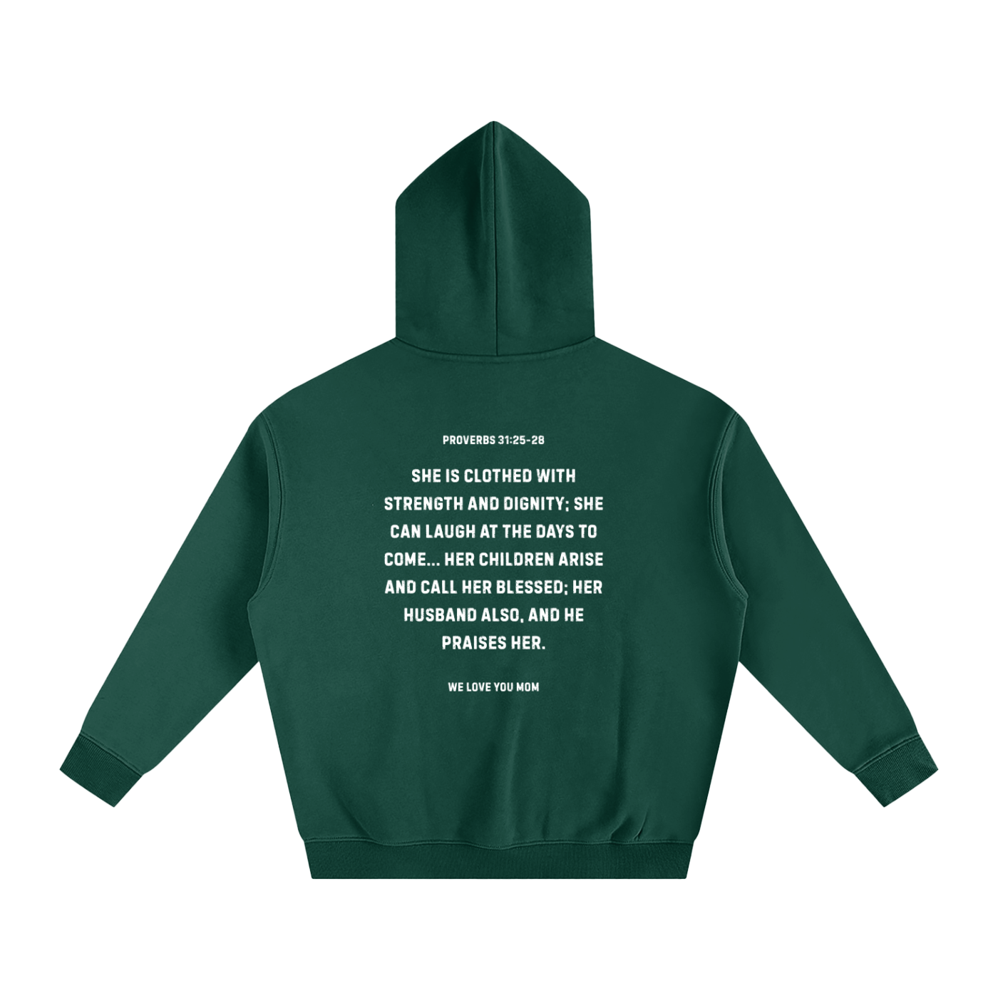 mothers day faith over fear - oversized hoodie