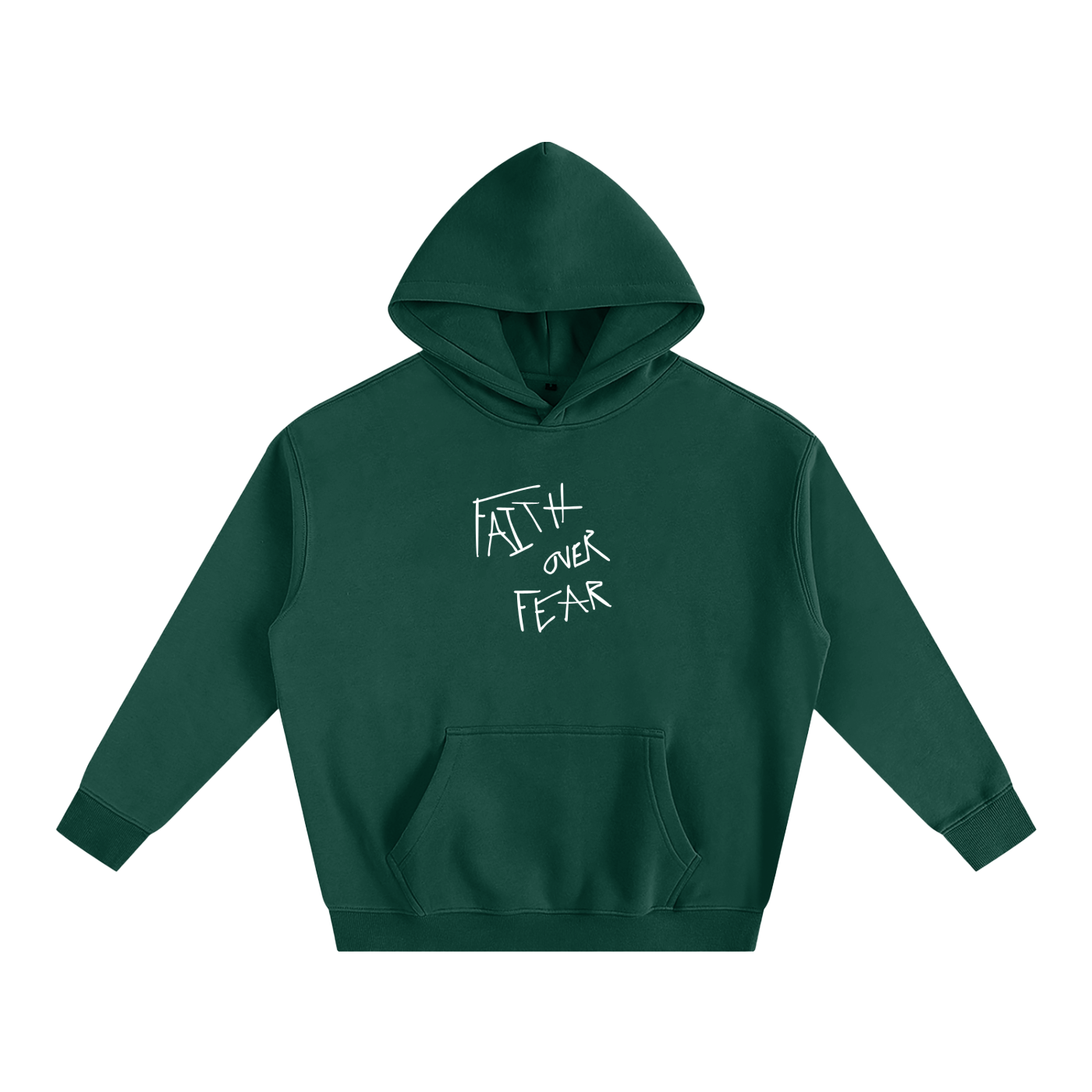 mothers day faith over fear - oversized hoodie
