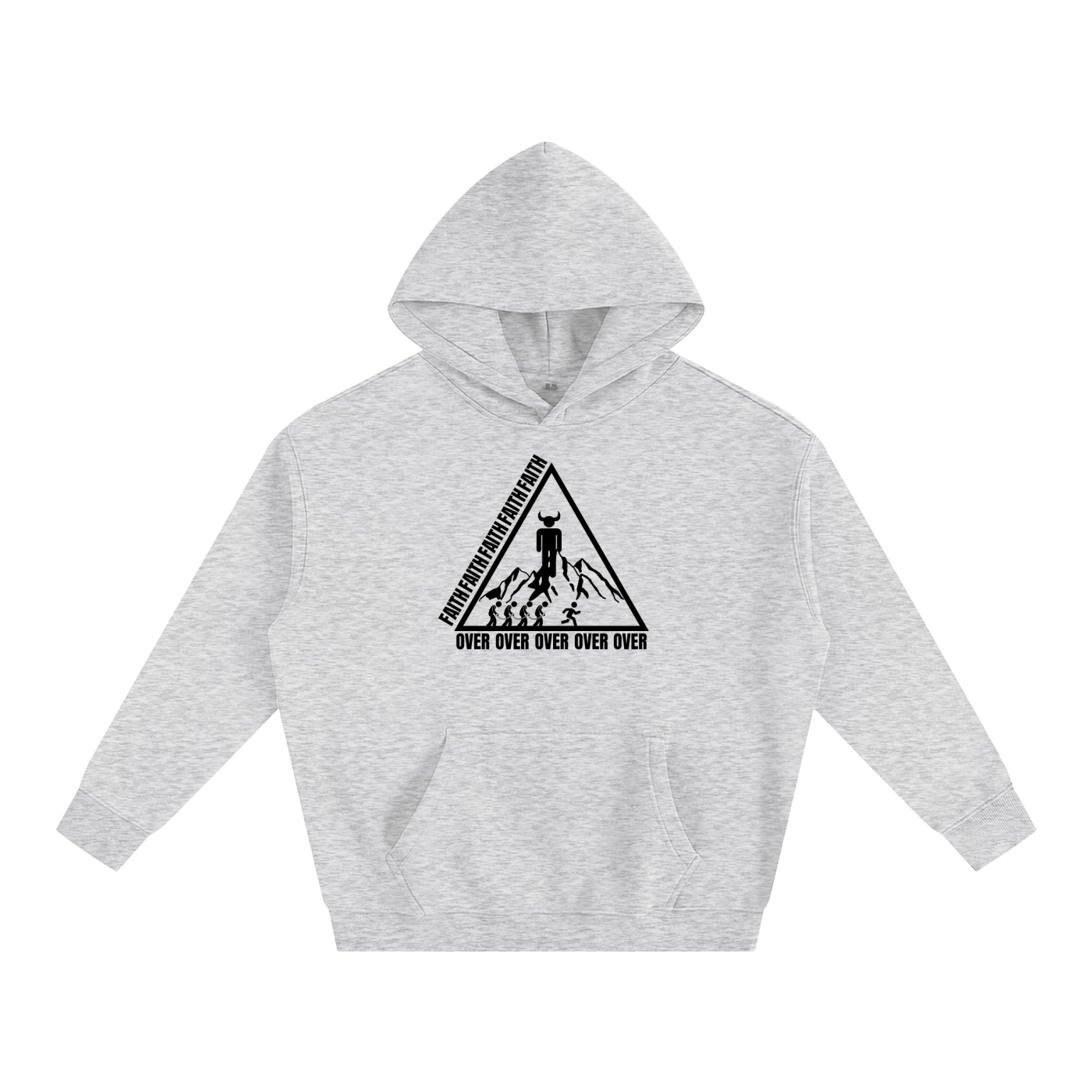 unchained - oversized fleece hoodie