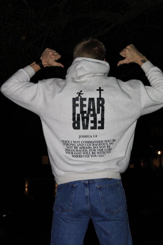 unchained - oversized fleece hoodie