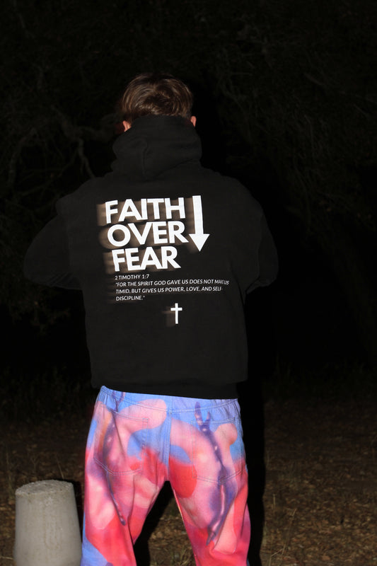 Faith over fear - unisex oversized hoodie