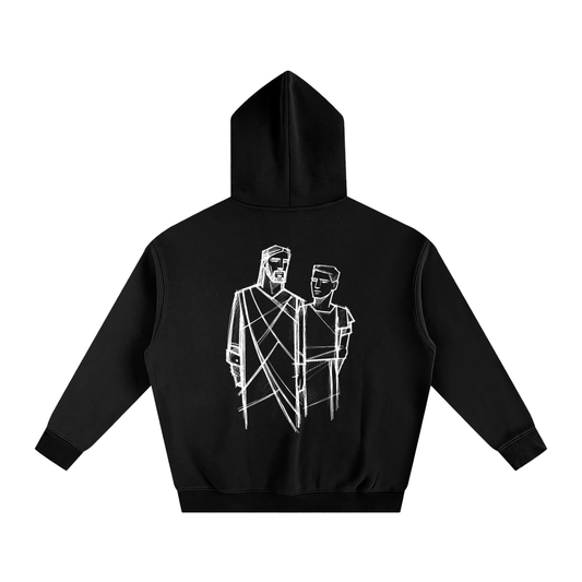 always beside you - Oversized fleece hoodie